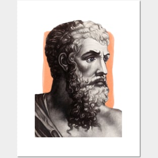 Greek Playwright Aristophanes illustration Posters and Art